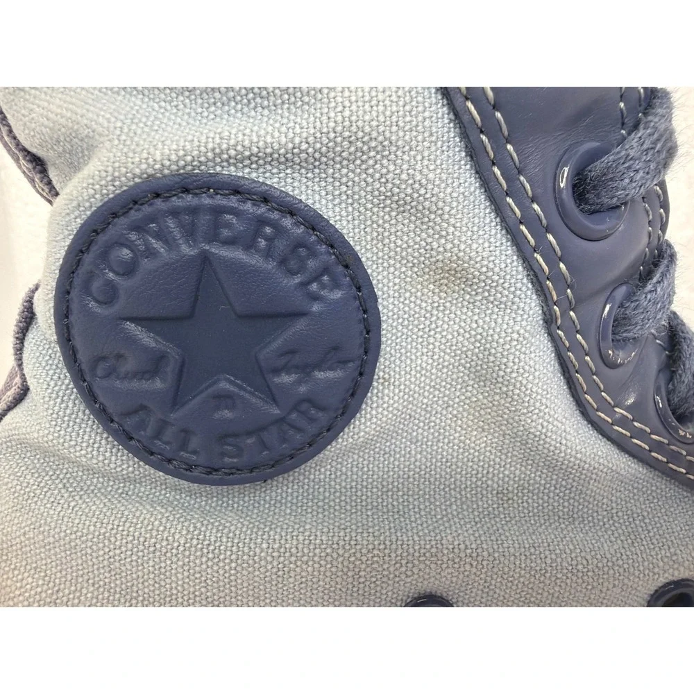 Converse Chuck Taylor All Star High Top Blue Canvas Sneakers Kids 3.5 159451C